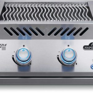 Napoleon - Built-In 700 Series 18" Dual Infrared Burner Natural Gas, Stainless Steel