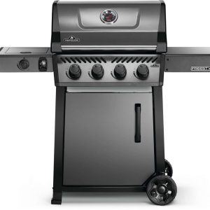 Napoleon - Freestyle 425 Propane Gas Grill with Range Side Burner, Graphite Grey