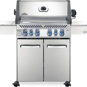 Napoleon - Prestige® 500 Natural Gas Grill with Infrared Side and Rear Burners, Stainless Steel