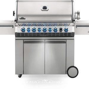 Napoleon - Prestige PRO™ 665 Natural Gas Grill with Infrared Rear and Side Burners, Stainless Steel