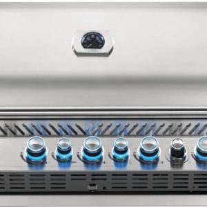 Napoleon - Built-in Prestige PRO™ 665 Natural Gas Grill Head with Infrared Rear Burner, Stainless Steel