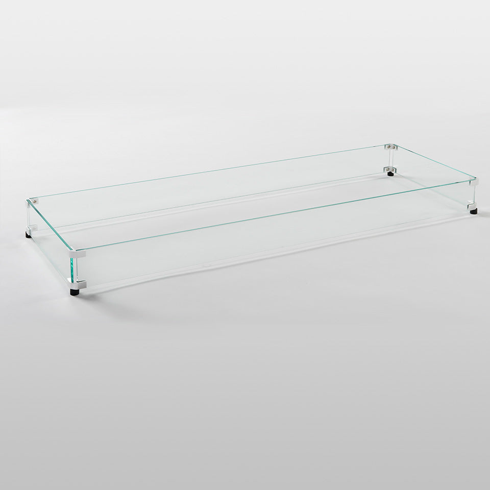 The Outdoor Greatroom Company Linear Glass Wind Guard