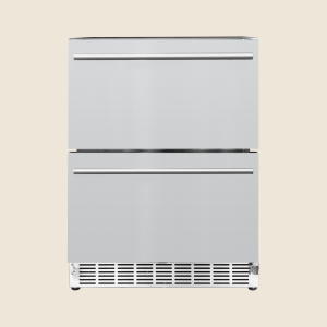 Summerset 24" 5 Cu. Deluxe Outdoor Rated 2-Drawer Refrigerator