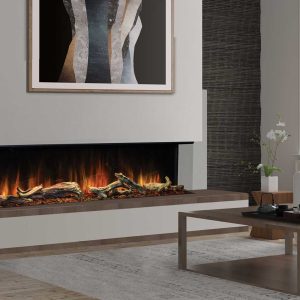 Uptown Electric Fireplaces UE80 Bay Electric Fireplace