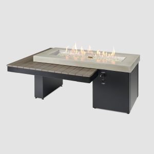 The Outdoor Greatroom Company Brooks Round Chat Height Fire Pit Table