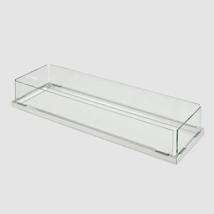 The Outdoor Greatroom Company Linear Folding Glass Wind Guard