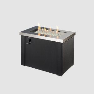 The Outdoor Greatroom Company Providence Rectangular Gas Fire Pit Table