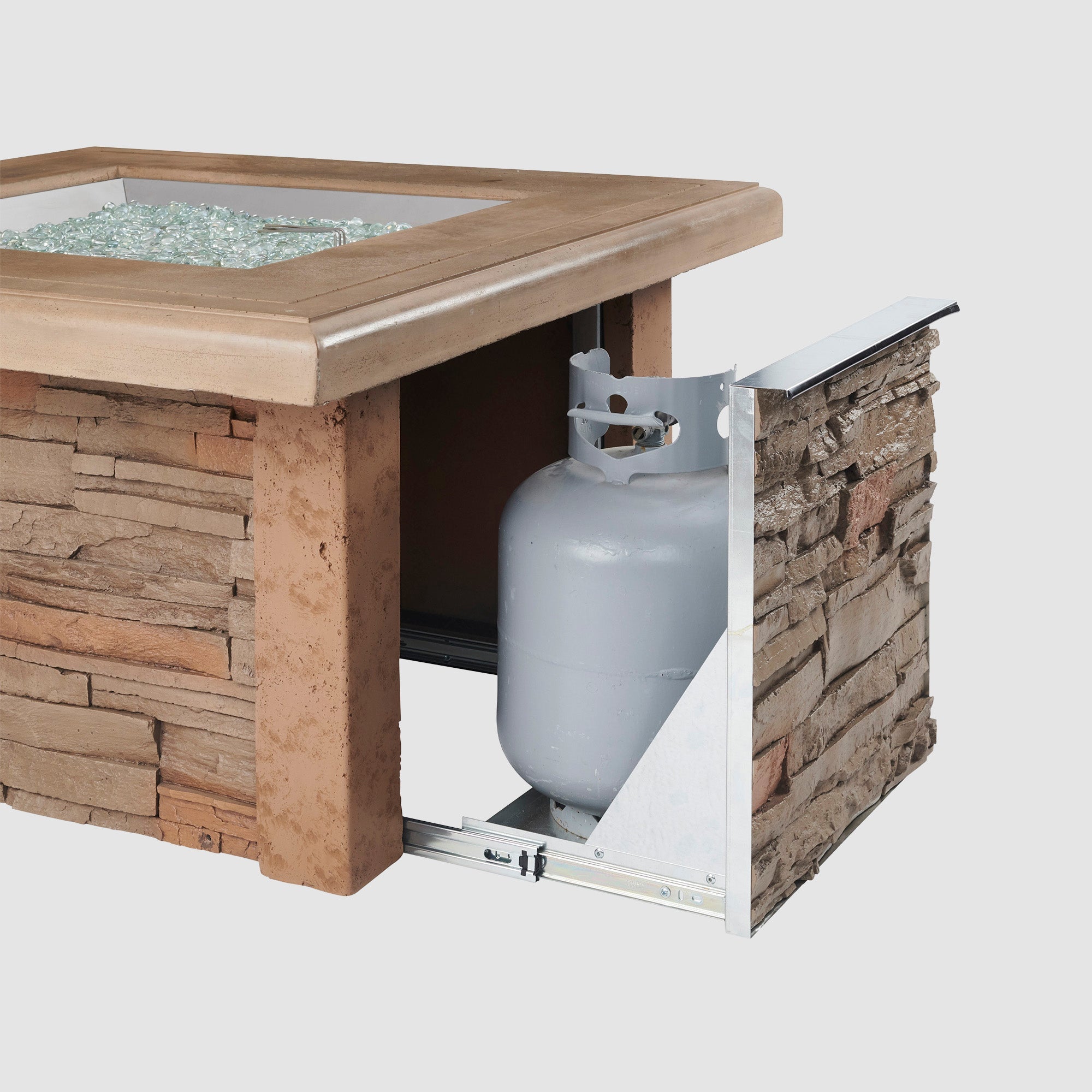The Outdoor Greatroom Company Sierra Square Gas Fire Pit Table - Image 4