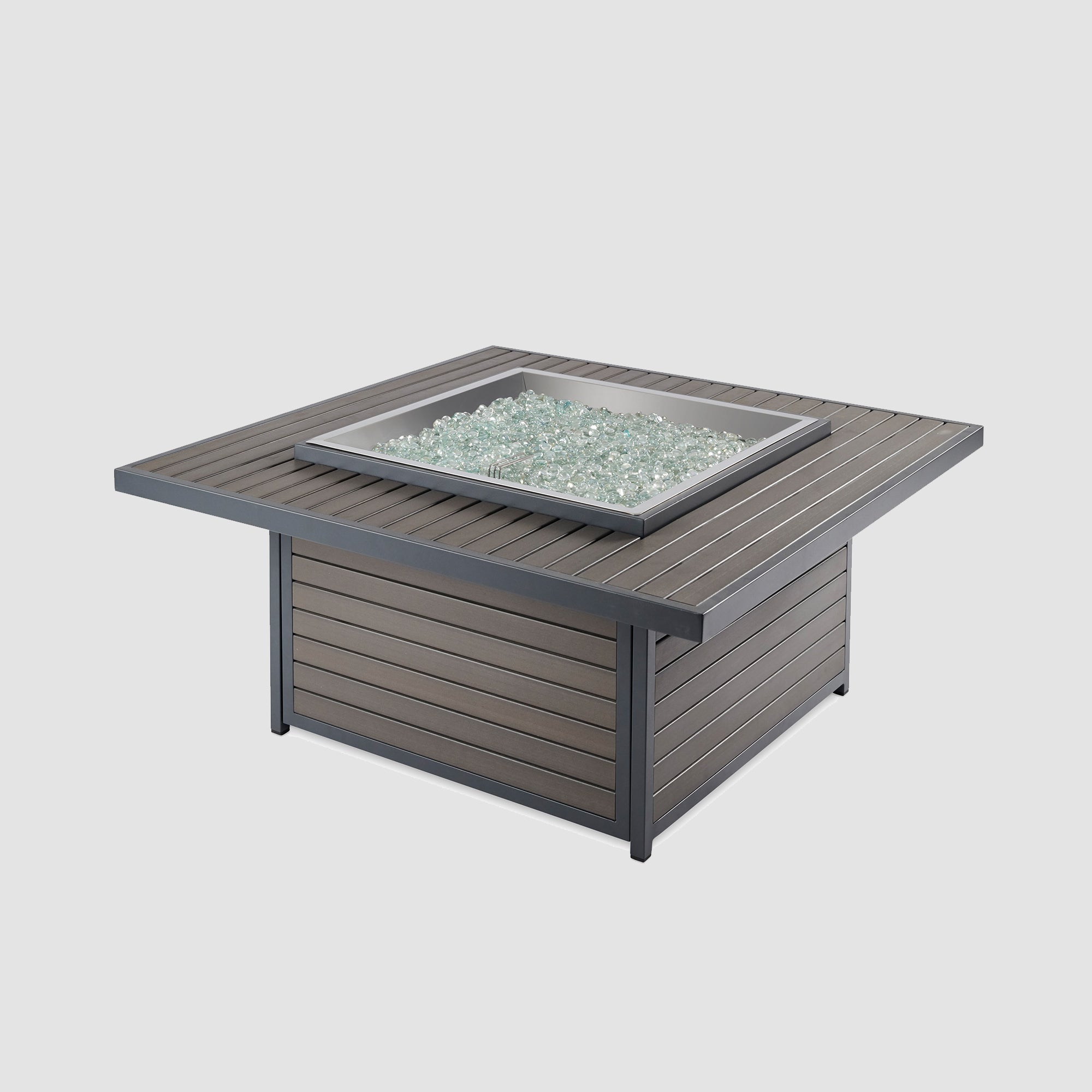The Outdoor Greatroom Company Brooks Square Chat Height Gas Fire Pit Table - Image 2
