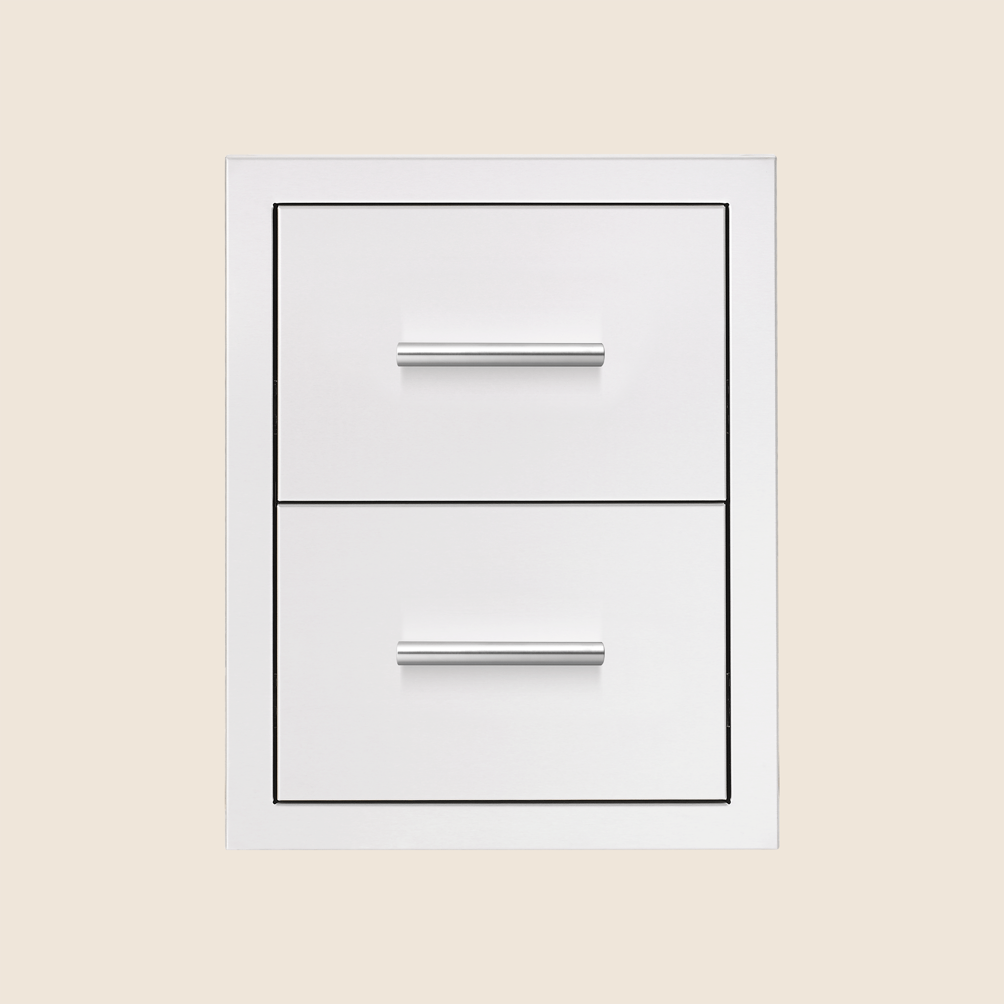 Summerset 17″ Vertical 2-Drawer & Paper Towel Holder Combo w/ Masonry Frame - Image 5