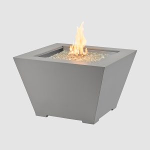 The Outdoor Greatroom Company Cove Concrete Trapezoid Gas Fire Pit