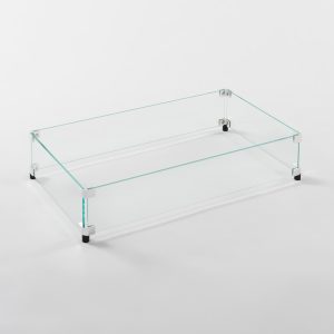 The Outdoor Greatroom Company Rectangular Glass Wind Guard