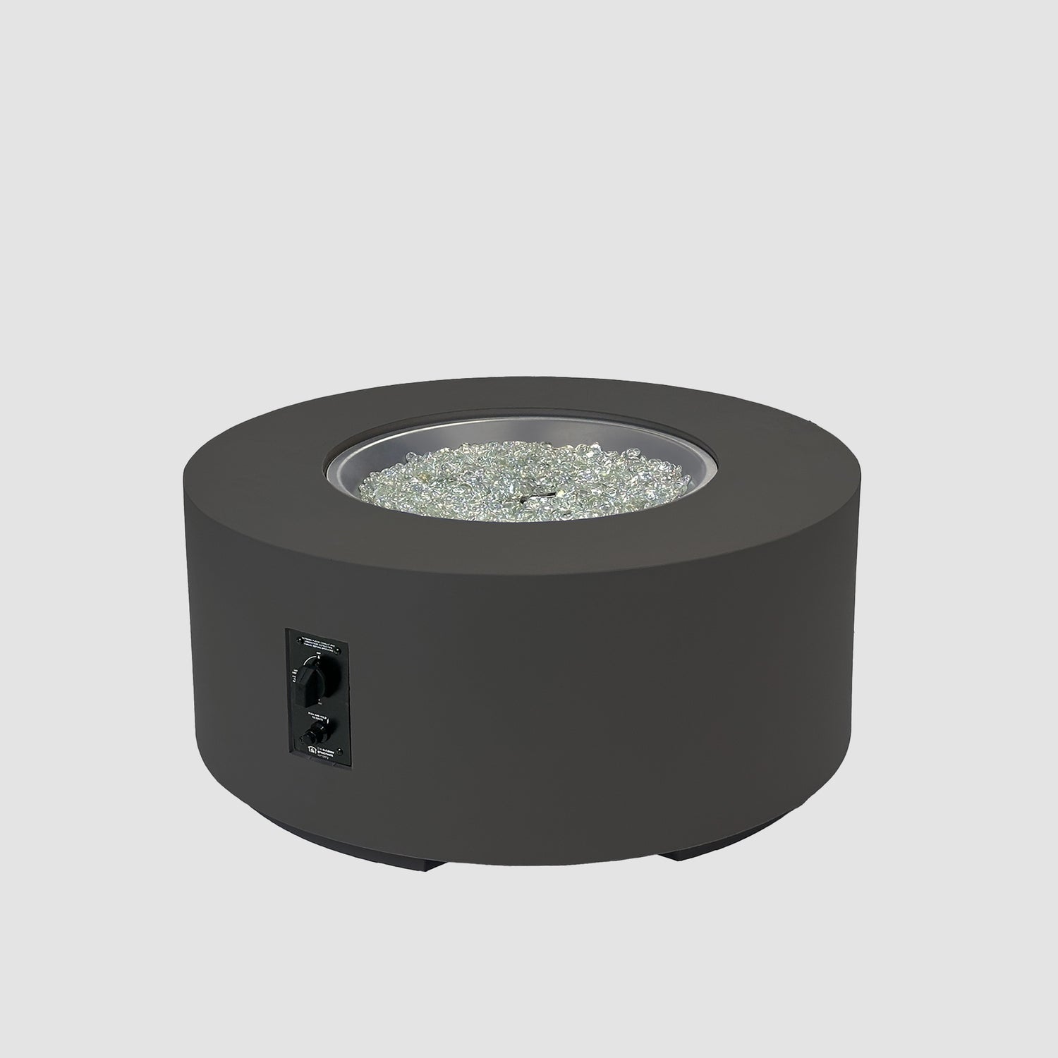 The Outdoor Greatroom Company Cove Concrete Round Gas Fire Pit Table - Image 4