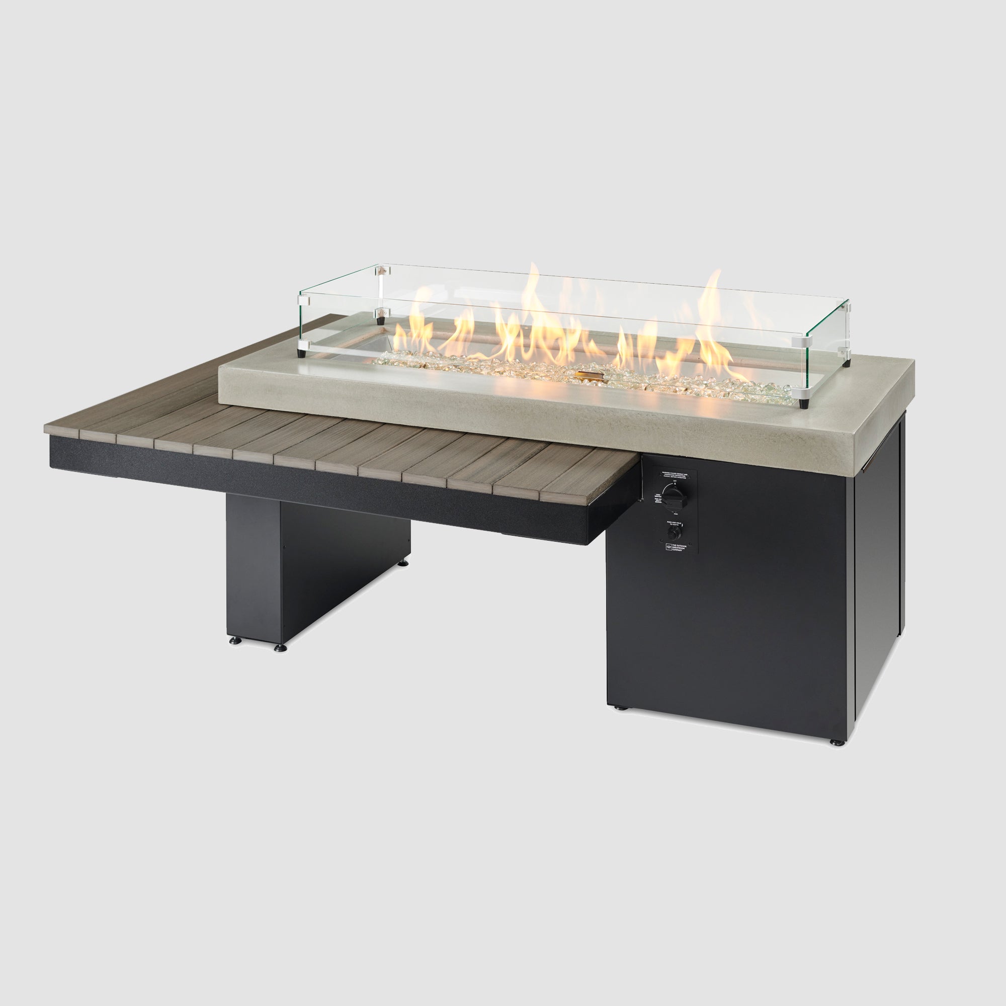 The Outdoor Greatroom Company Uptown Linear Gas Fire Table - Image 5