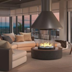 Stellar - Round Gas Fireplace