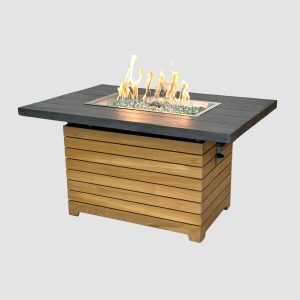 The Outdoor Greatroom Company Darien Rectangular Gas Fire Pit Table 42"