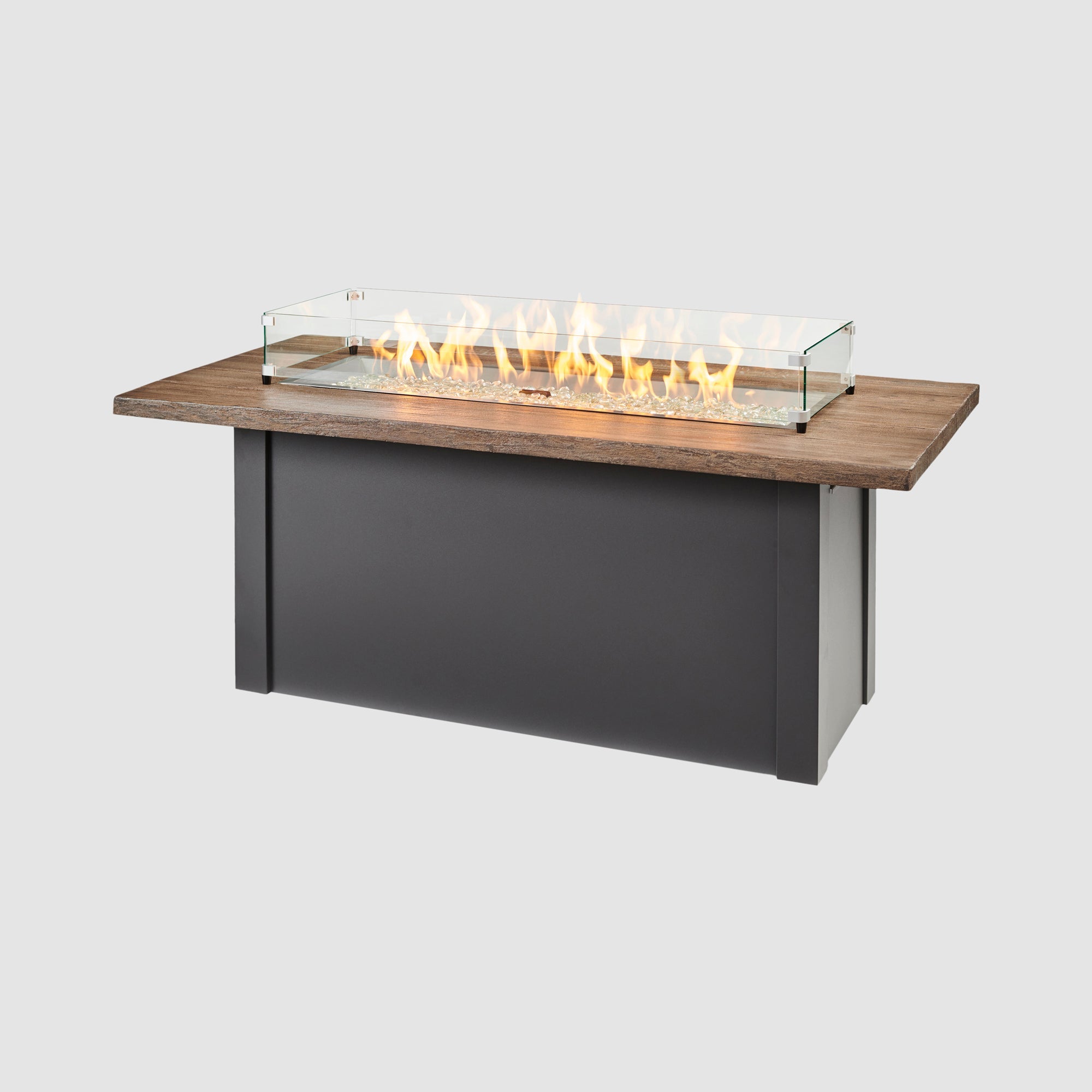 The Outdoor Greatroom Company Havenwood Rectangular Gas Fire Pit Table 62" - Image 4