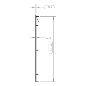 Summerset Trim Kit for 15" Outdoor Rated Refrigerators, Wine Coolers & Ice Makers