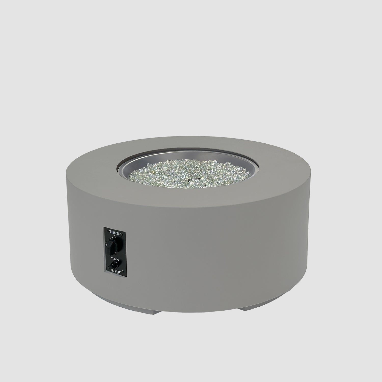 The Outdoor Greatroom Company Cove Concrete Round Gas Fire Pit Table - Image 2