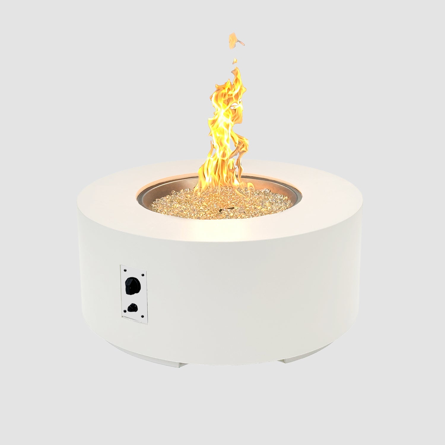The Outdoor Greatroom Company Cove Concrete Round Gas Fire Pit Table - Image 5