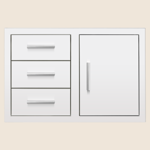 Summerset 33" 3-Drawer and Access Door Combo