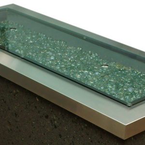 The Outdoor Greatroom Company Linear Glass Burner Cover