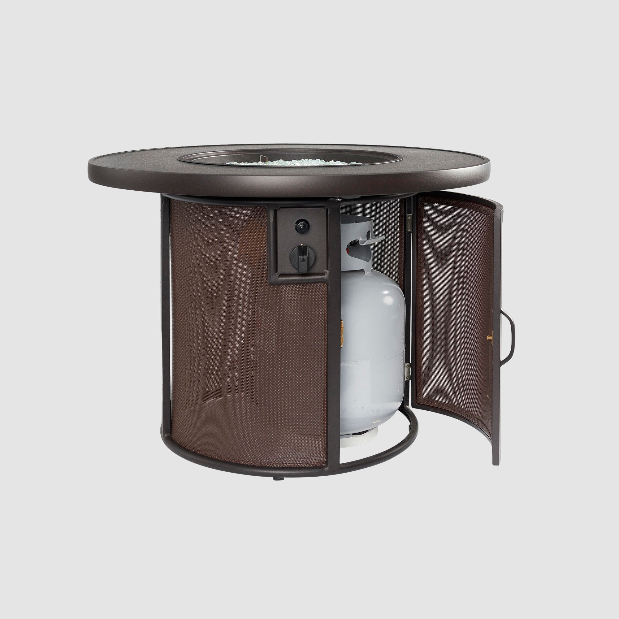 The Outdoor Greatroom Company Stonefire Round Gas Fire Pit Table - Image 4