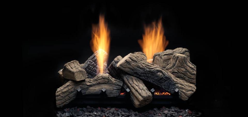 Monessen - Natural Blaze See-Through Gas Log Set