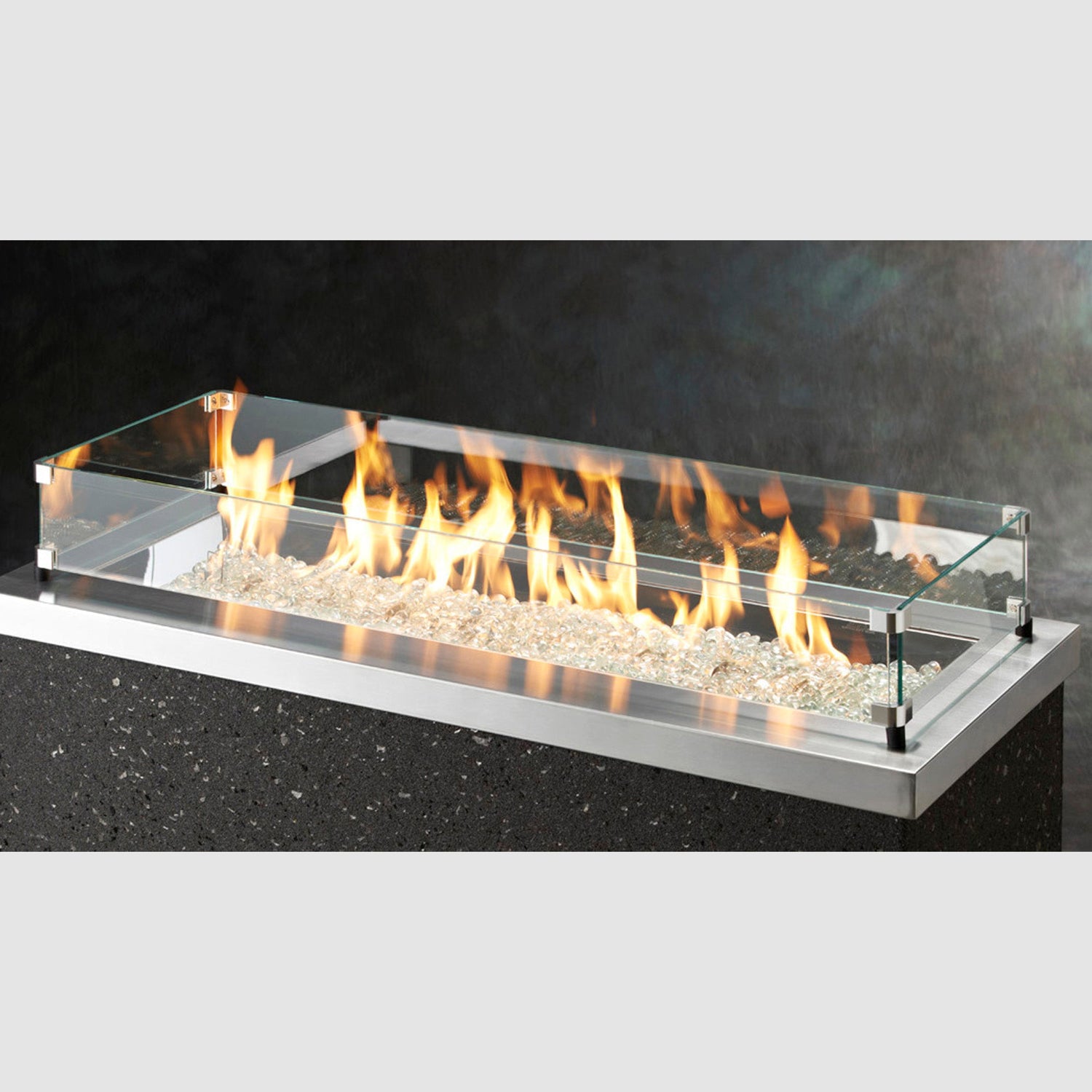 The Outdoor Greatroom Company Linear Glass Wind Guard - Image 2