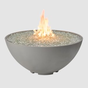 The Outdoor Greatroom Company Cove Concrete Edge Gas Fire Pit Bowl 42"